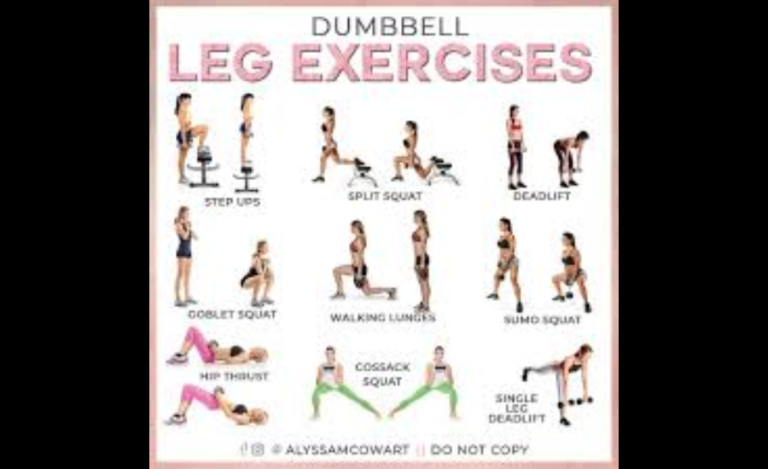 leg workouts with dumbbells